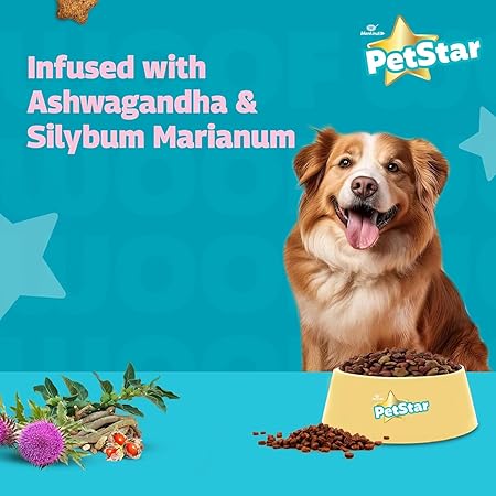 PETSTAR Mankind 3kg Adult Dry Dog Food (Buy 1 GET 1 Free) | Meat Flavour | Clinically Tested | Power of 20+ Ingredients