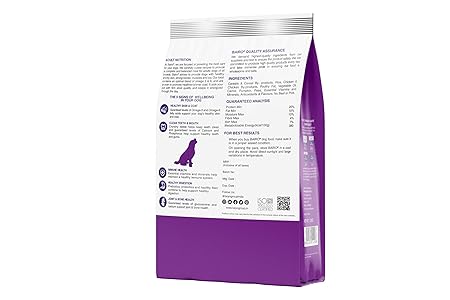 Bairo Chicken and Vegetable Adult Dog Food 3 Kg Pack Dry Dog Food, Complete and Balanced Nutrition for Adult Dogs, Protein and Essential Nutrients