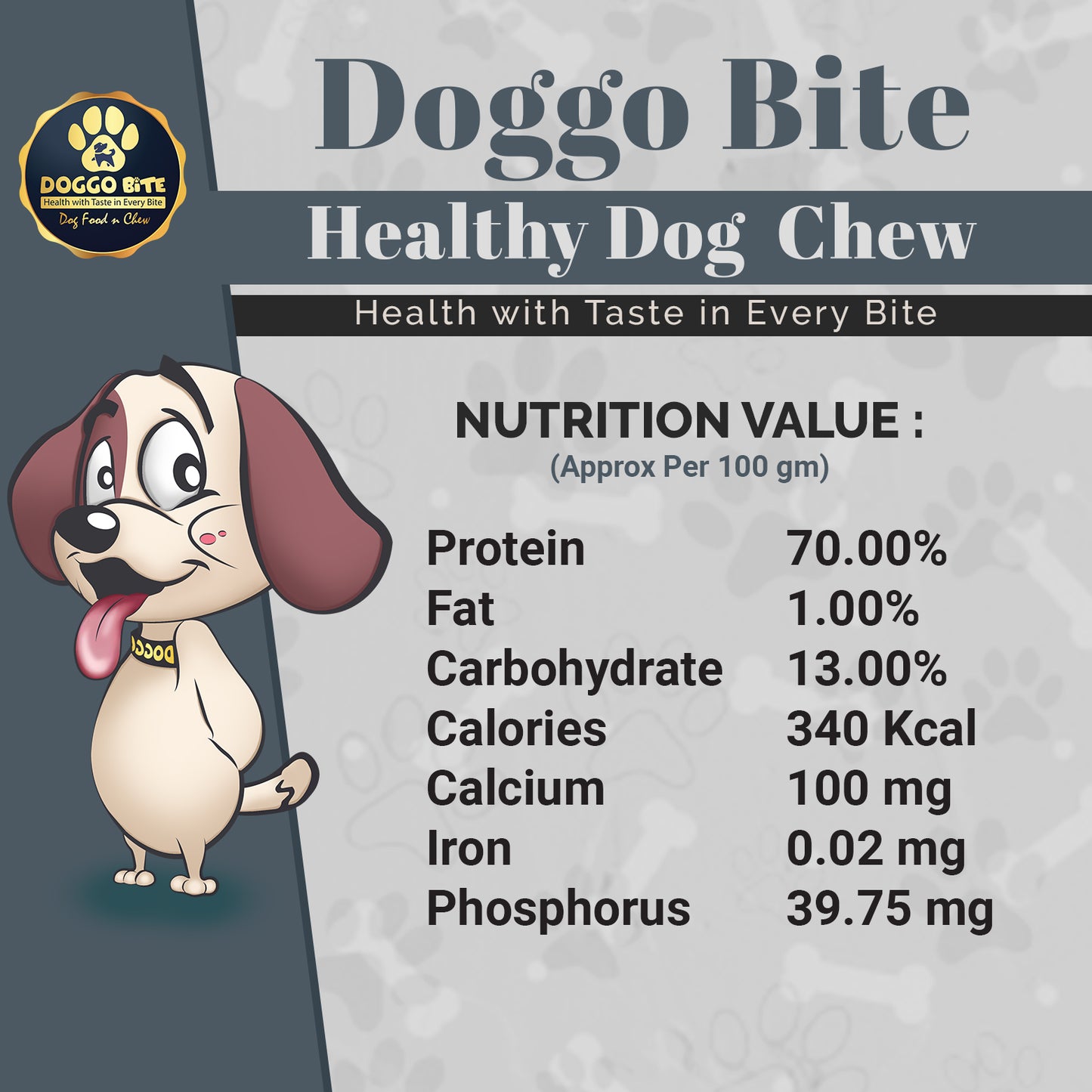 Doggo Bite Natural Dog Chew Bone