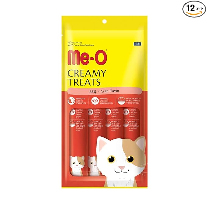 Me-O Creamy Cat Treats for All Life Stages-Crab Flavor 60 G