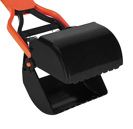 Amazon Basics Folding Jaw Clamp Poop Scooper | Pet Waste Picker | Medium