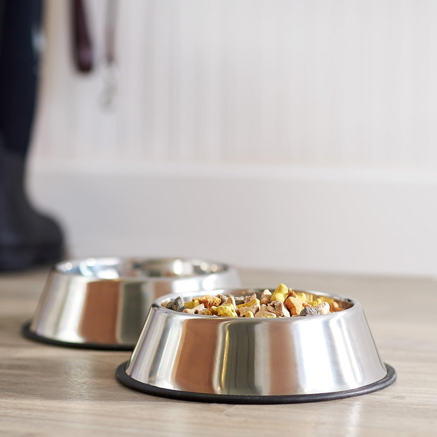 Stainless Steel Non-Skid Pet Dog Water And Food Bow Small Size