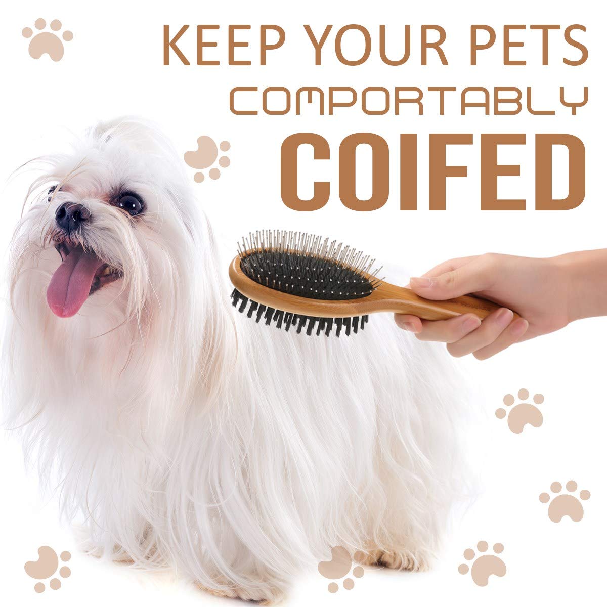 WOOD BRUSH FOR PETS