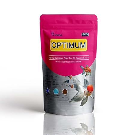 THE GALIFF STORE Optimum Nutritious Fish Food for All Aquarium Fish - 200gm Freeze-Dried Blood Worms Floating Pellets Easy-to-Digest Aquarium Fish Food for All Life Stages (Pack of 1)