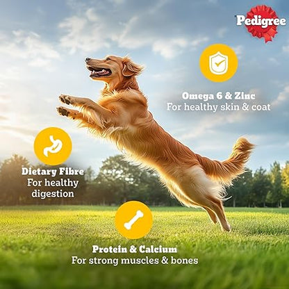 Pedigree Adult Wet Dog Food, Chicken & Liver Chunks in Gravy, 70 g (Pack of 30), Complete & Balanced Meal for Adult Dogs