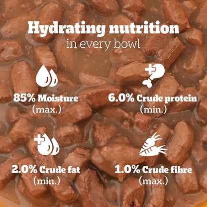 Pedigree Adult Wet Dog Food, Chicken & Liver Chunks in Gravy, 70 g, Complete & Balanced Meal for Adult Dogs