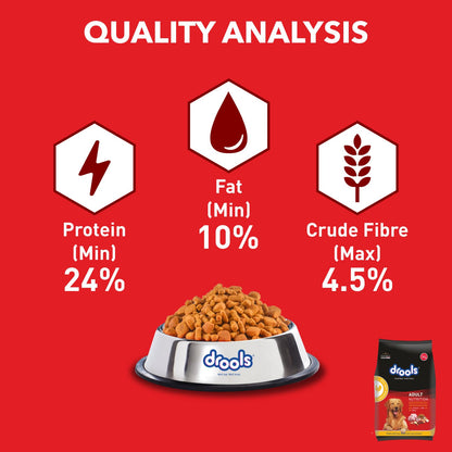 Drools Adult Dry Dog Food Chicken and Egg  3kg