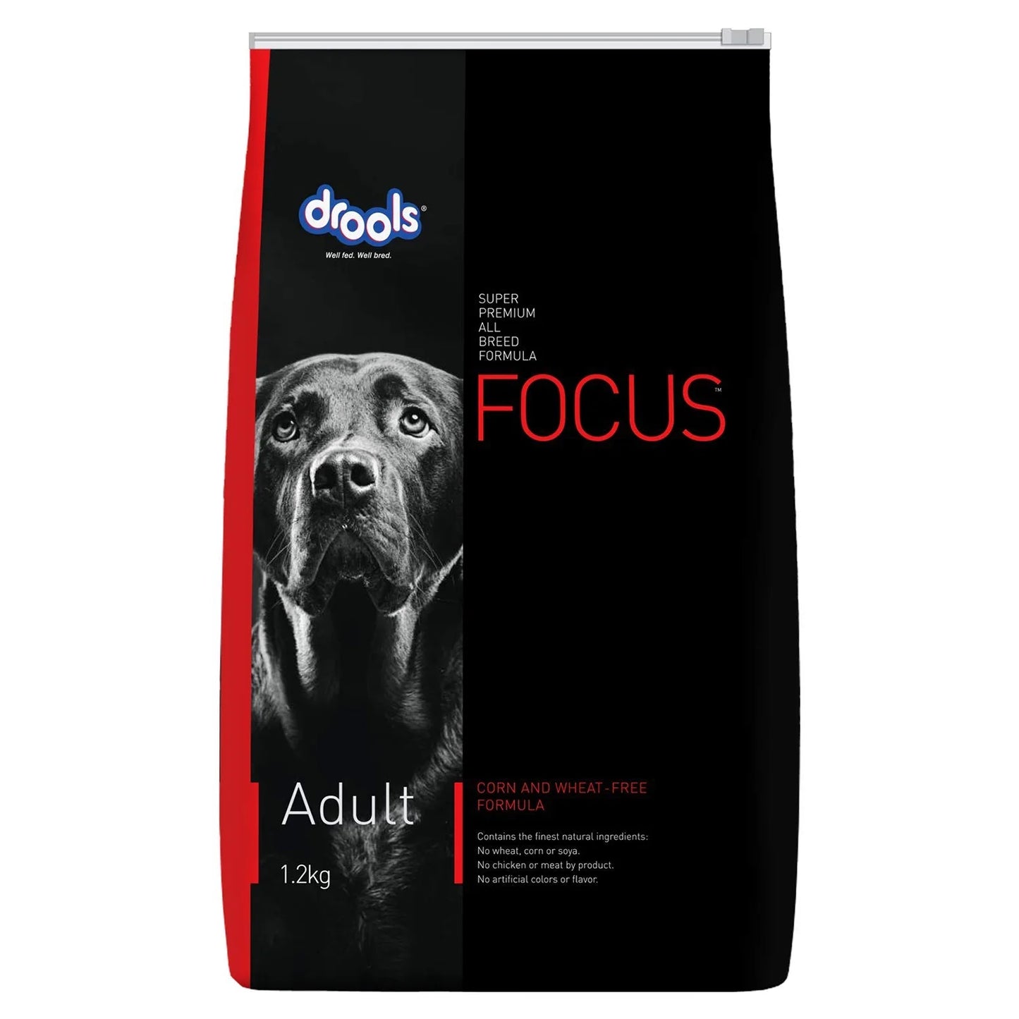 Drools Focus Adult Super Premium Dog Food, 1.2kg