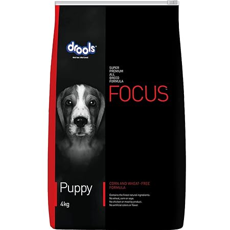 Drools Focus Puppy Super Premium Dry Dog Food, Chicken, 4kg