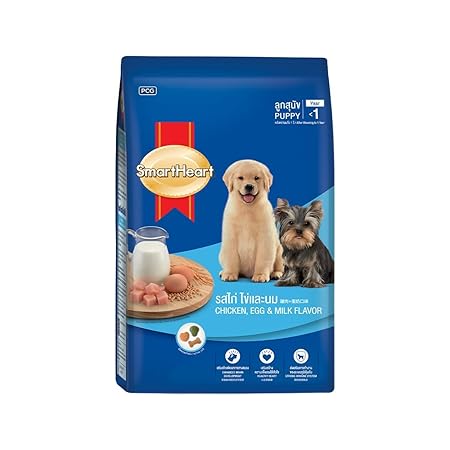 Smart Heart SmartHeart Puppy Dry Dog Food Chicken Egg and Milk Flavour, 2.7 kg