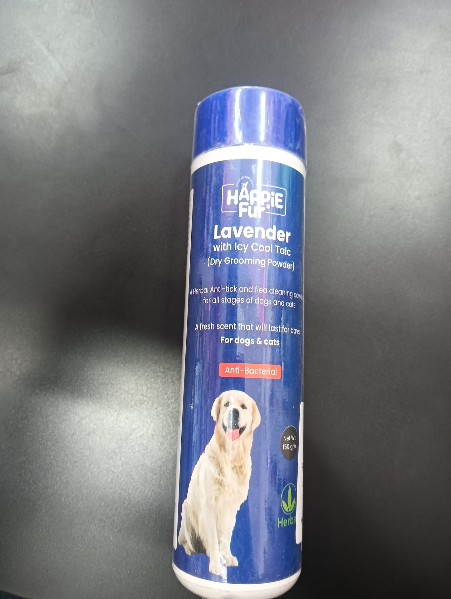 Happie Fur Lavender Icy Cool Talc Dry Grooming Powder 150gram