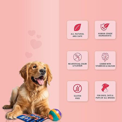 Natural Remedies Treat O'clock Mutton Treats- 75 gm, Healthy Play Time Food, Snacks, Chews, Sticks for Dogs, Cats and Pups of All Breeds