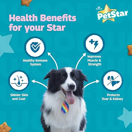 PETSTAR Mankind 3kg Adult Dry Dog Food (Buy 1 GET 1 Free) | Meat Flavour | Clinically Tested | Power of 20+ Ingredients