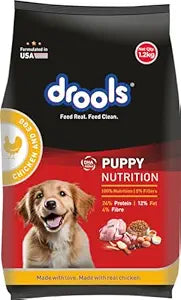 Drools Puppy Dry Dog Food, Chicken and Egg Flavor 1.2Kg Pack