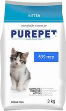Purepet Ocean Fish Kitten Dry Cat Food 3Kg