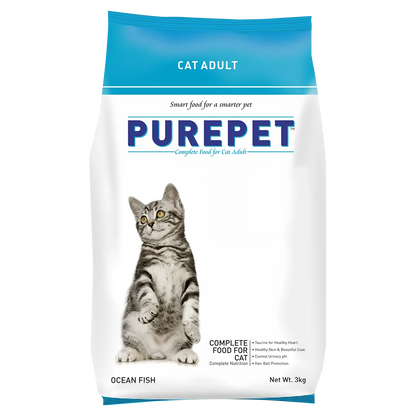 Purepet Adult Cat Dry Food – Ocean Fish 6Kg