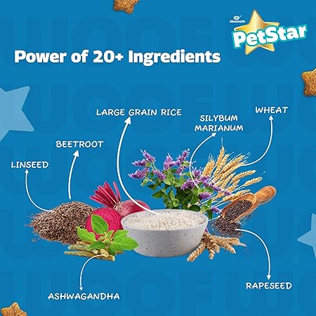 Mankind PetStar Starter Dry Dog Food (High Protein) for Mother & Puppy, 3kg (Pack of 2)| Improves Muscle & Strength, Supports Immunity, Protects Liver & Kidney