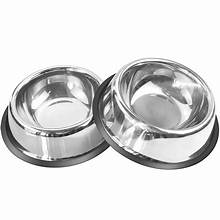 Stainless Steel Non-Skid Pet Dog Water And Food Bow Large Size