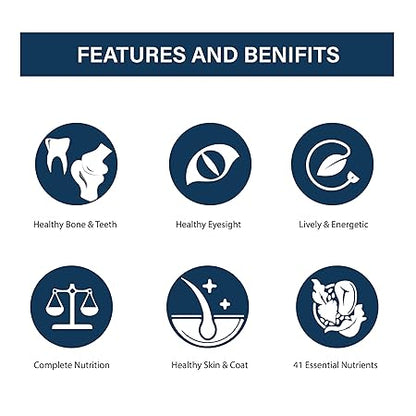 Taiyo Miow Miow Adult Cat Food, Tuna Fish Flavour, 2.8kg | Complete & Balanced Dry Diet with Natural Ingredients, Vitamins & Minerals