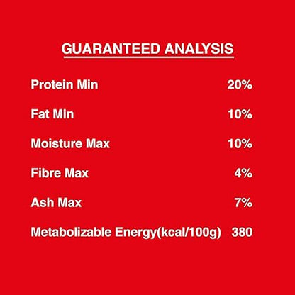 BAIRO Meat and Rice Adult 3kg Pack Dry Dog Food Complete and Balanced Nutrition for All Dogs, Protein and Essential Nutrients for Optimal Health