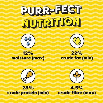 Temptations Crunchy Cat Treats, Tempting Tuna Flavour, 85 g, Goodness of Protein, Vitamins & Minerals, Soft Inside Crunchy Outside