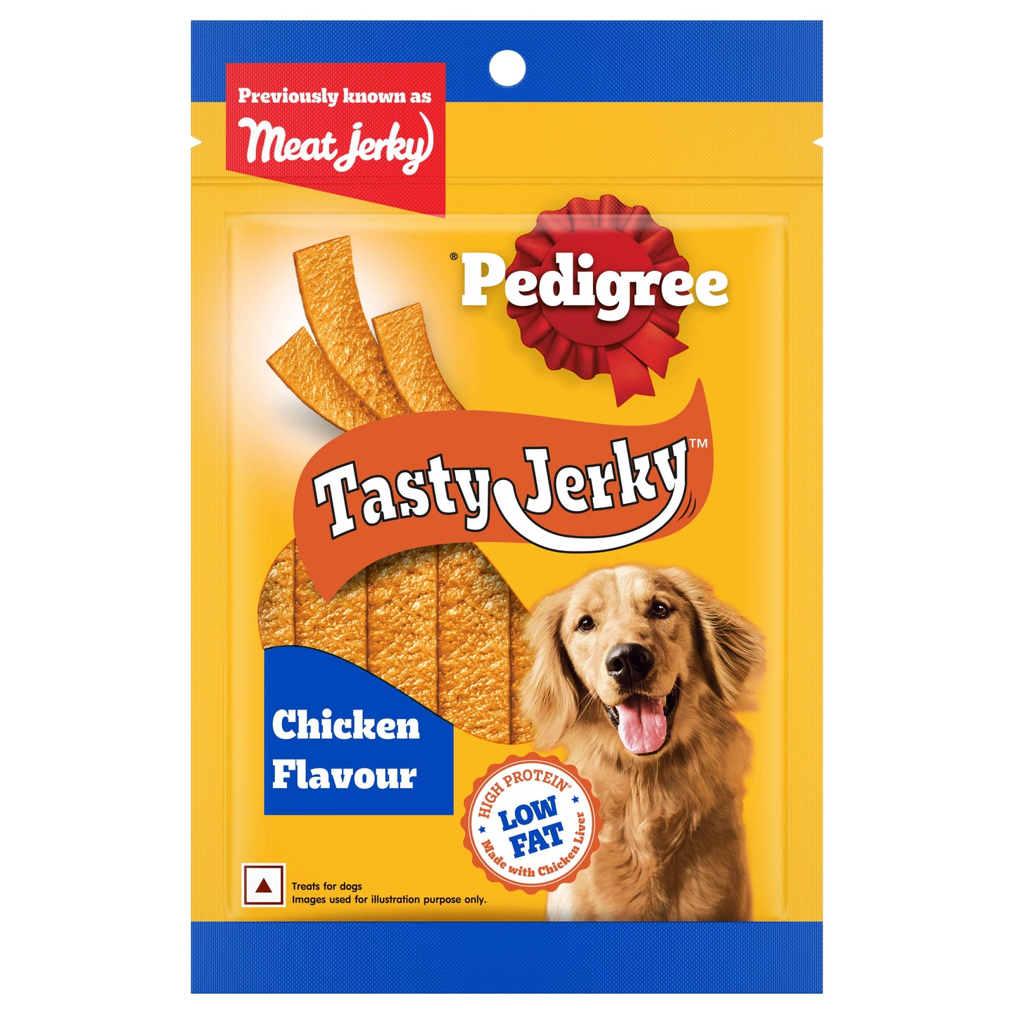 PEDIGREE TASTY JERKY Adult Dog Treat, Barbecued Chicken