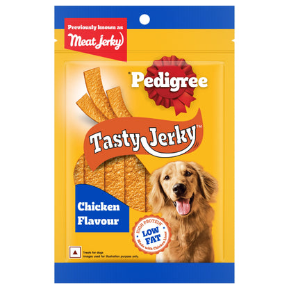 PEDIGREE TASTY JERKY Adult Dog Treat, Barbecued Chicken