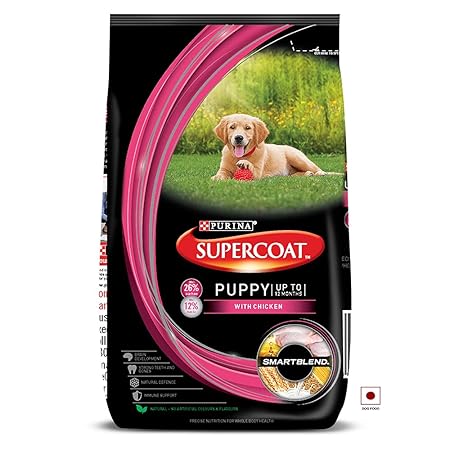 Purina SUPERCOAT Puppy All Breed Dry Dog Food, Chicken- 2.5Kg Pack, Small