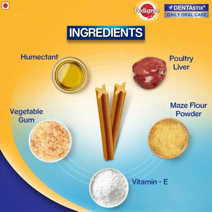 PEDIGREE® DENTASTIX™ Dog Treat Oral Care for Adult Large Breed