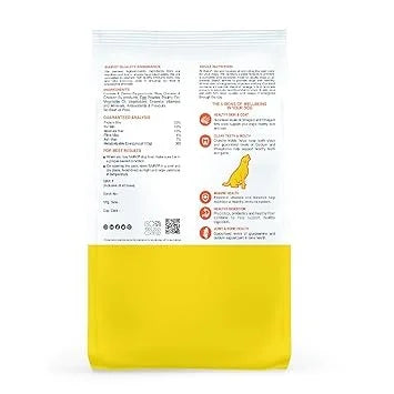 Bairo Chicken & Egg Recipe, Adult Dog Food Complete and Balanced for All Dog Food 1.1Kg