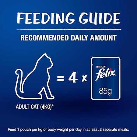 Purina Felix with Chicken in Jelly | Wet Food for Adults | Complete and Balanced Cat Food, Pack of 1 Pouches