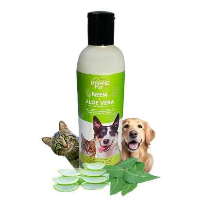 Happie Fur Neem & Aloe vera shampoo 300ml
