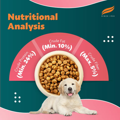 Himalaya Healthy Puppy Dry Dog Food, Chicken & Milk 3Kg