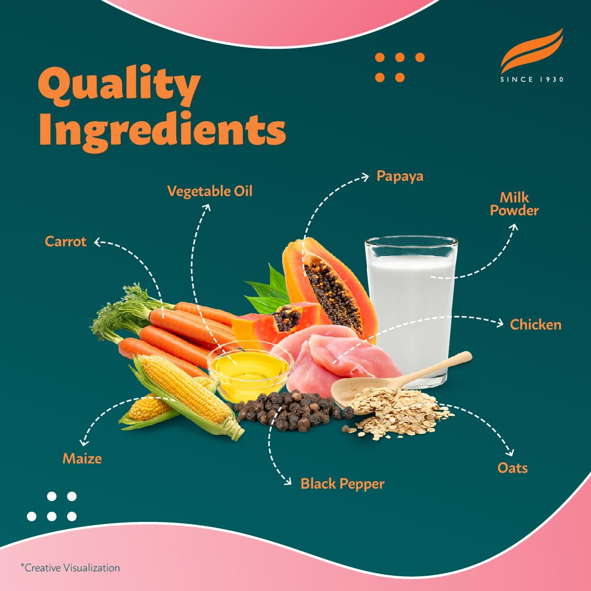 Himalaya Healthy Puppy Dry Dog Food, Chicken & Milk 3Kg