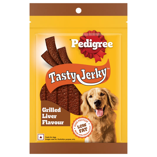 PEDIGREE TASTY JERKY Adult Dog Treat, Grilled Liver