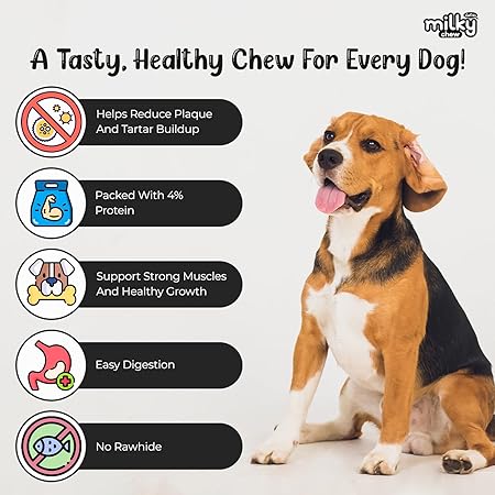 Dogaholic All Life Stages Milky Chews Sticks Dog Treat (30 Pieces)