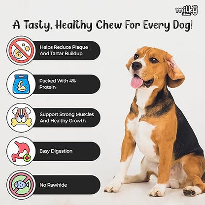 Dogaholic All Life Stages Milky Chews Sticks Dog Treat (30 Pieces)