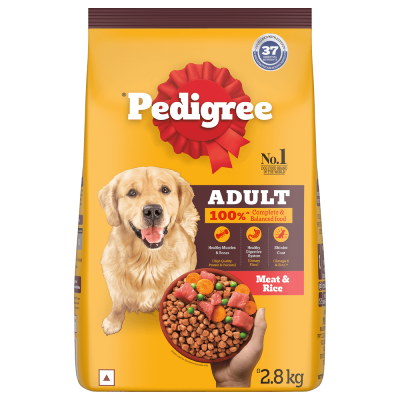 Pedigree Adult 2.8kg (Meat & Rice)