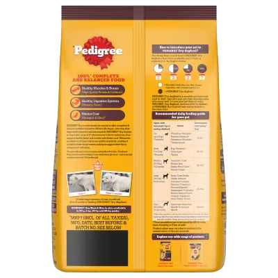 Pedigree Adult 2.8kg (Meat & Rice)