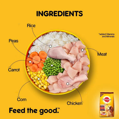 Pedigree Adult 2.8kg (Meat & Rice)