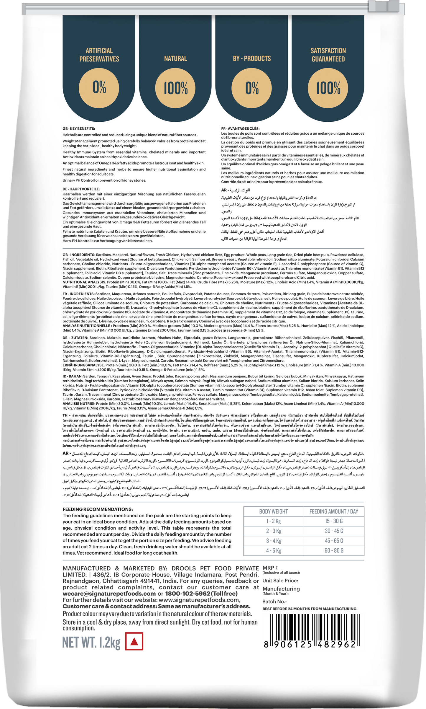 Freedom PERSIAN & LONG COAT CATS 1.2kg