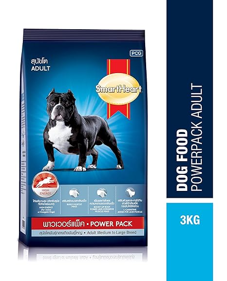 Smart Heart Dry Adult Dog Food Power Pack 3 Kg