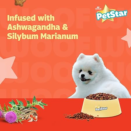 Mankind Petstar Puppy Dry Dog Food (High Protein) Chicken & Wheat Flavor, 3kg (Pack of 2)| Improves Muscle & Strength, Supports Immunity, Protects Liver & Kidney