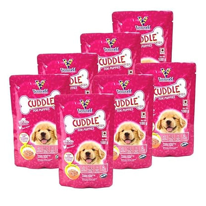 Venworld Cuddle Gravy, Wet Dog Food, For Puppy, Rich In Chicken 100 Gms(Pack Of 10)