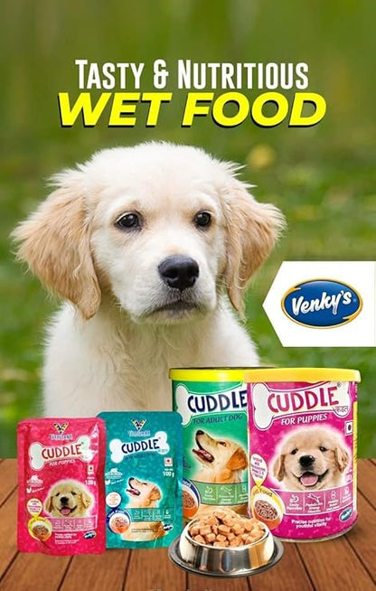 Venworld Cuddle Gravy, Wet Dog Food, For Puppy, Rich In Chicken 100 Gms(Pack Of 10)