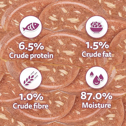 Whiskas Adult (1+ Years) Wet Cat Food, Tuna & White Fish Flavour, 80 g, 100% Complete & Balanced Nutrition, Supports Healthy Immune System