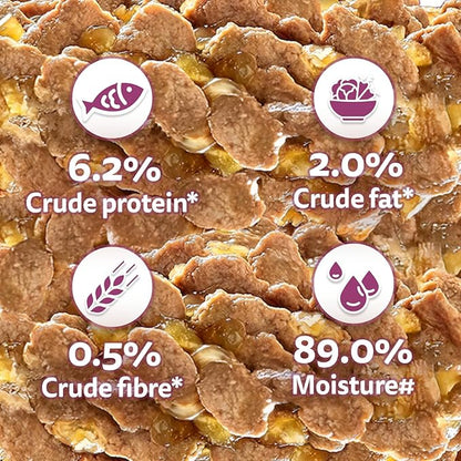 Whiskas Adult (1+ Years) Wet Cat Food, Chicken in Gravy, 80 g (Pack of 14), Hydrating Food Made With Real Chicken, 100% Complete & Balanced Nutrition for Adult Cats