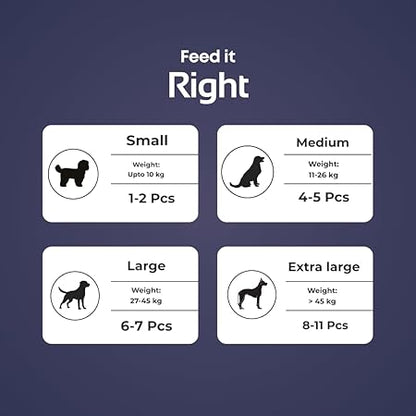 SmartDog Smartstix Chewy Meat Sticks, 85g - High Protein Dog Treats, Real Chicken, 3 Flavors, Ziplock Pack