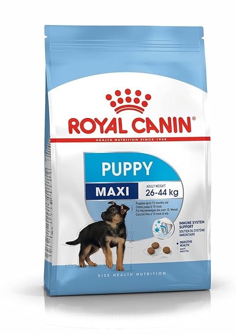 Royal Canin Maxi Puppy Food, 4 Kg, Dry Food, Supports Immune System & digestive health, Provides Long growth, moderate energy