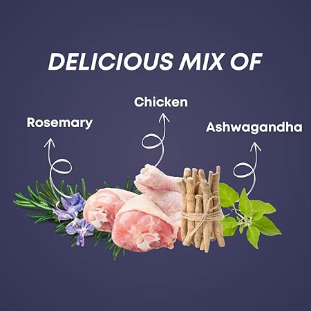 SmartDog Smartstix Chewy Meat Sticks, 85g - High Protein Dog Treats, Real Chicken, 3 Flavors, Ziplock Pack